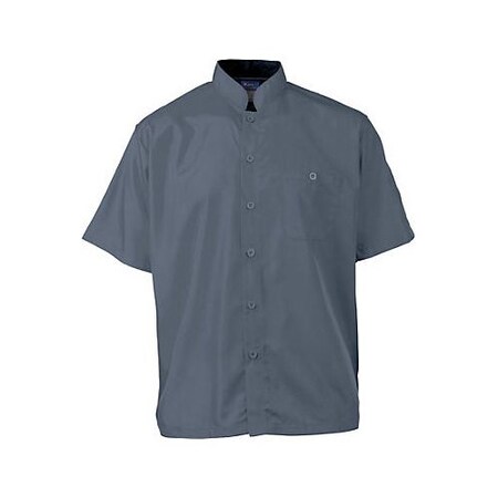 Allpoints Kng M Active Chef Shirt Mens Slate/Black Ss 2126SLBKM